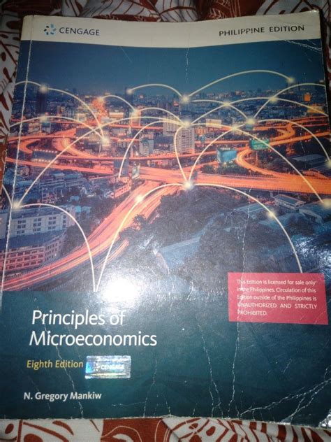 Principles Of Microeconomics Th Edition N Gregory Mankiw Hobbies