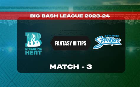 Str Vs Hea Dream Prediction Dream Playing Xi Today Match Bbl