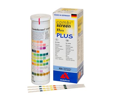 COMBI SCREEN 11SYS PLUS URINE STRIPS 11 parametrů DEKOMED