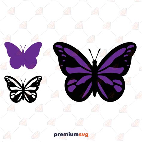 Monarch Butterfly Svg For Cricut Silhouette Premiumsvg