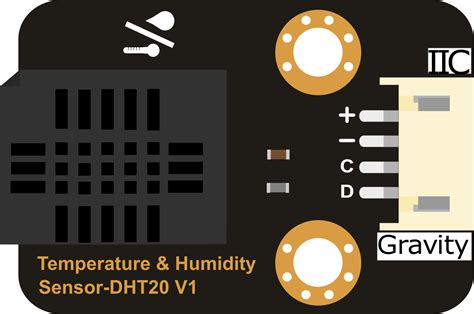 Gravity DHT20 I2C Temperature And Humidity Sensor Wiki DFRobot