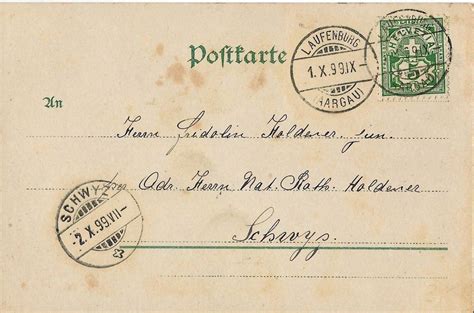 Vollstempel Zentrisch Laufenburg AG 1899 Kaufen Auf Ricardo