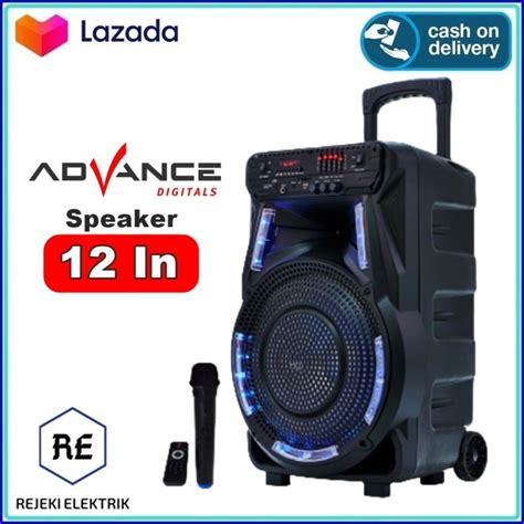 Advance K Speaker Woofer Inch Bluetooth Portable Free Mic