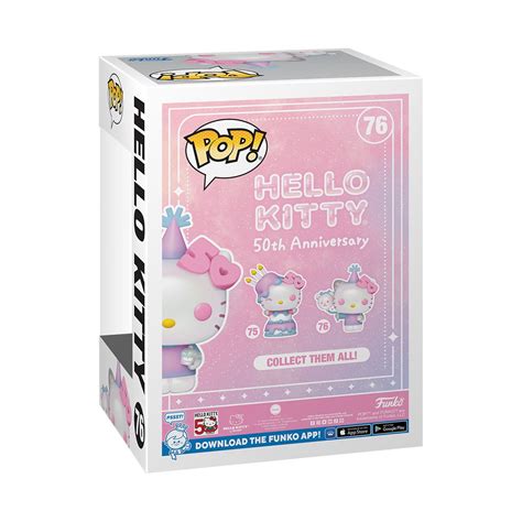 Sanrio Hello Kitty 50th Anniversary Hello Kitty With Balloon Funko Pop Vinyl Figure 76