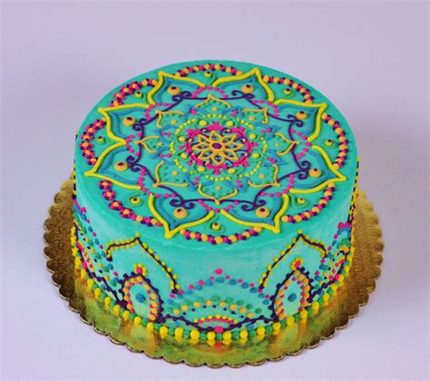 Buttercream Mandala Cake Cakecentral