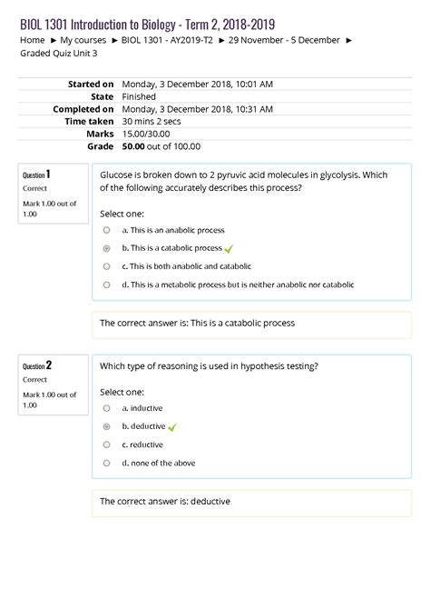 Solution Graded Quiz Unit Pdf Studypool