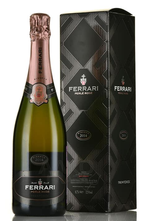 Ferrari Perle Rose Brut Trento gift box купить игристое вино Феррари