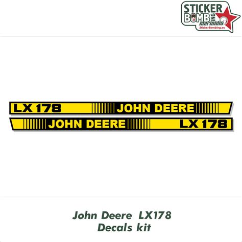 John Deere Lx178 Decals Kit Stickerbombingeu