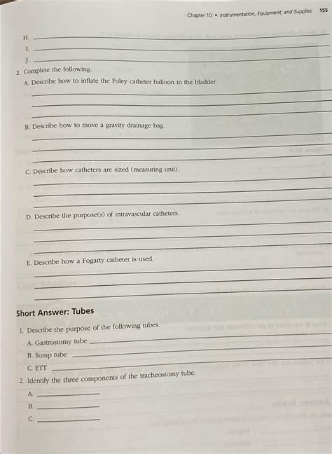 Solved Chapter Instrumentation Equipment And Chegg