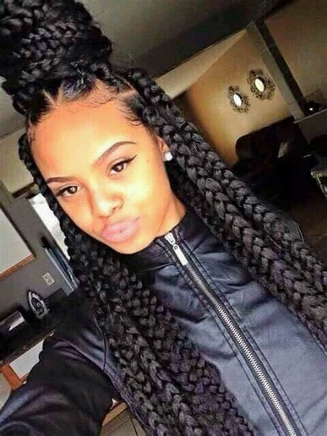 Pinterest Trvpin Box Braids Styling Braids For Black Hair