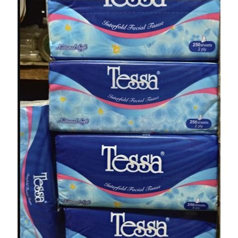 Jual Tisu Tessa Natural Soft Sheets Ply Isi Pack Shopee