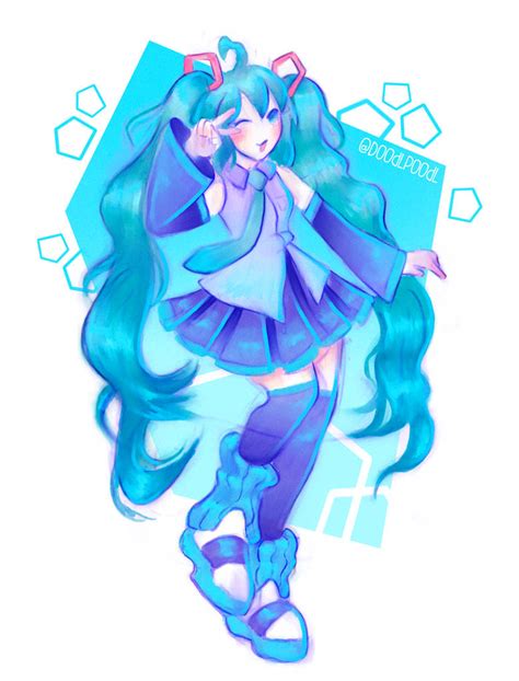 Hatsune Miku Fanart By Doodlpoodl On Deviantart