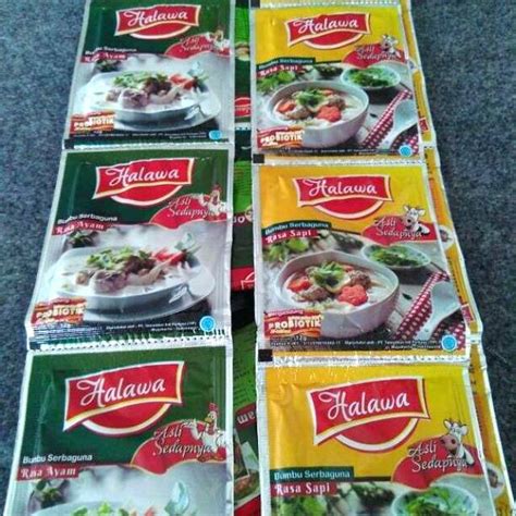 Jual HALAWA Bumbu Penyedap Tanpa MSG 12 Pcs Shopee Indonesia