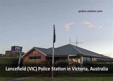 Melbourne North Vic Police Station In Victoria Australia Police