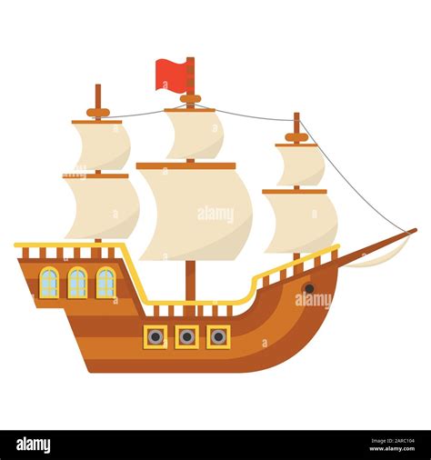 Pilgrim ship mayflower Stock Vector Images - Alamy