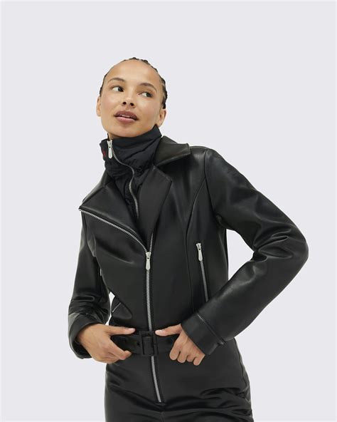 Cameron Vegan Leather Ski Suit Perfect Moment