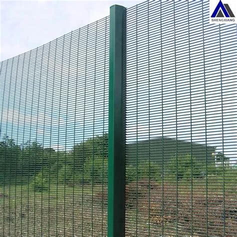 Customized Galvanized Security Fence System Commercial Metal Anti Climb