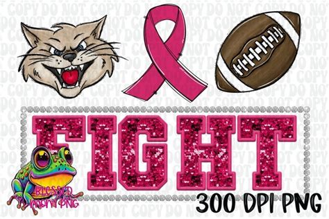 Wildcats Pink Out Breast Cancer Awareness Mascots 4594994