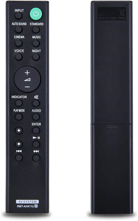 Amazon New Rmt Ah U Remote Control Replacment For Sony Sound Bar