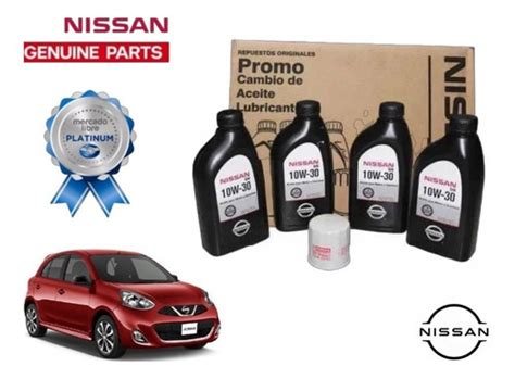 Kit 4l Aceite 10w30 Y Filtro Nissan March 2020 Envío gratis