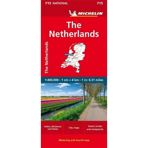 Niederlande Michelin Stra Enkarte Landkartenschropp De