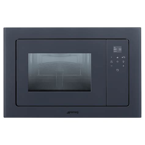 Smeg Linea Built In Microwave Oven Neptune Grey Fmia G Signature