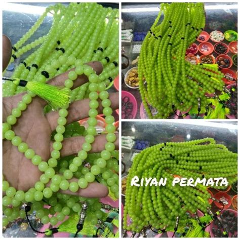 Tasbih Warna Pospor Hijau Lazada Indonesia