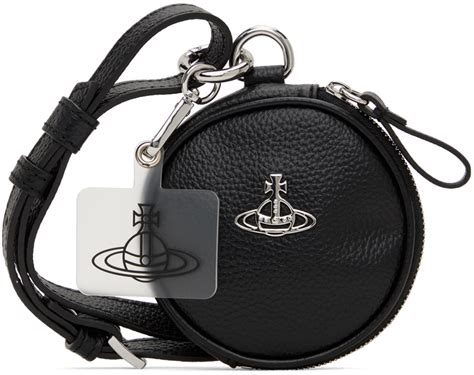 Black Re Vegan Faux Leather Pouch By Vivienne Westwood On Sale