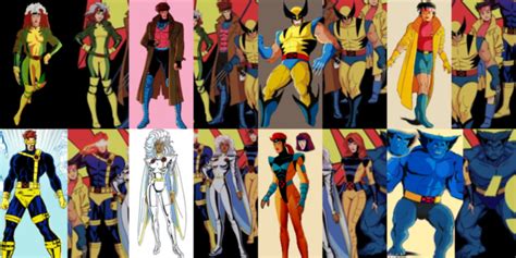 X Men 97 Character Designs Then And Now