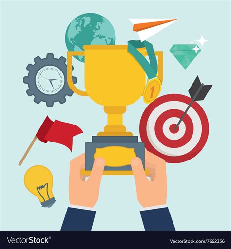 Achievement Icon Design Royalty Free Vector Image