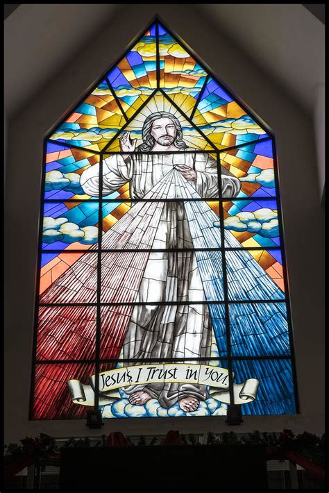 Penang Church Of Divine Mercy Stained Glass 1 Penang Chur Flickr