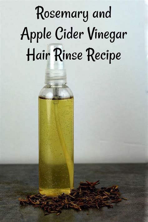 This Rosemary And Apple Cider Vinegar Hair Rinse Recipe Is A Defrizz