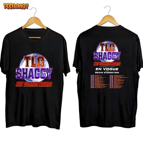 TLC And Shaggy Hot Summer Night Tour Double Side Shirt