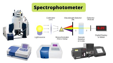 Spectrophotometer Principle Parts Types Mechanism Uses Biology