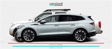 Dimensions Skoda Enyaq IV 2021 Present Vs Nissan Navara 2004 2014