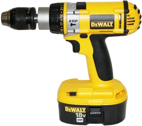 Power Tools Dewalt Dc988ka 18 Volt Ni Cad 12 Inch Cordless Hammer Drilldriver Kit