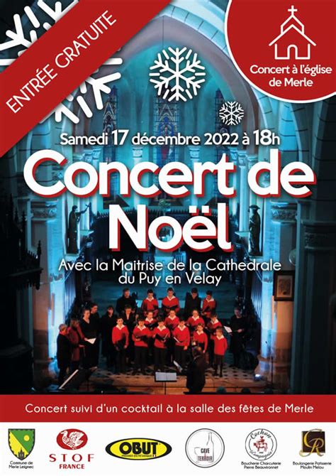 Concert de Noel à Merle Site officiel de la commune de Merle Leignec