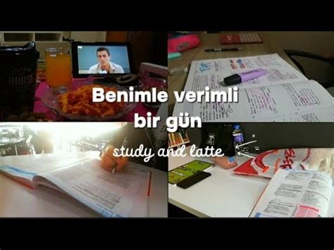 Ders çalışma günlüğüm 6 benimle verimli bir gün sessiz vlog YouTube