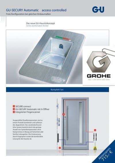 GU SECURY Automatic Access Controlled