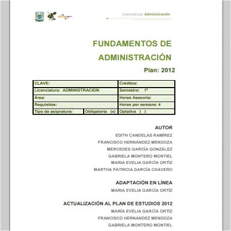 Fundamentos De Administraci N