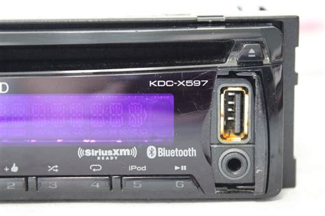 Kenwood Kdc X Cd Mp Receiver Radio Stereo Bluetooth Pandora