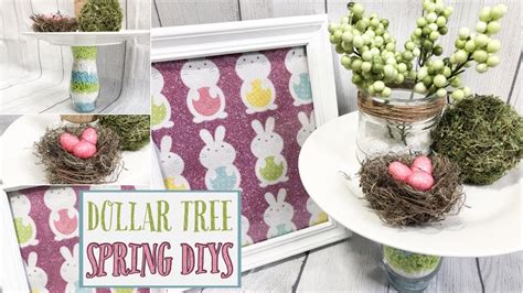 Easy Dollar Tree Diy Spring Decor Easter Dollar Tree Crafts Youtube