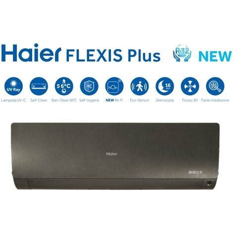 Haier Climatiseur Split Inverter Quadri S Rie Flexis Plus Black