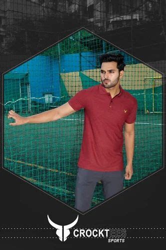 Dry Fit Matty Logo Crocktees Mens Sports T Shirt Hs Collar At Rs 210piece In Nagpur