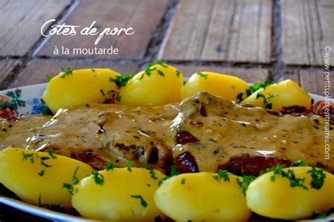 Recette Des C Tes De Porc La Moutarde Petits Plats Entre Amis