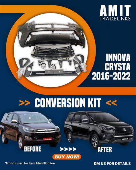 Black Abs Plastic Innova Crysta Conversion Body Kit At Rs Set In