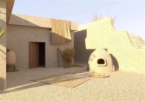 Ancient Egyptian House Cgtrader