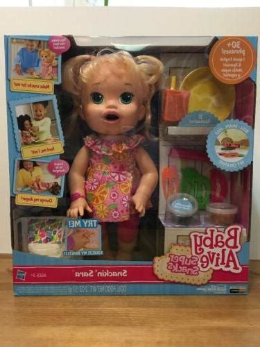 Baby Alive Super Snacks Snackin Sara Doll Blonde