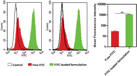 Quantification Of Cellular Uptake Of Free Fitc And Fitc Loaded