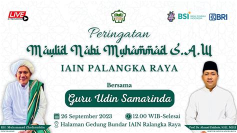 Live Peringatan Maulid Nabi Muhammad Saw H Guru Udin